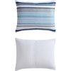 image:imageNautica  Queen Size Comforter Set with Matching ShamBradlee Blue