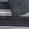 image:imageNautica  Queen Size Comforter Set with Matching ShamCraver BlackWhite