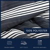 image:imageNautica  Queen Size Comforter Set with Matching ShamCraver BlackWhite