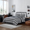 image:imageNautica  Queen Size Comforter Set with Matching ShamCraver BlackWhite