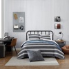 image:imageNautica  Queen Size Comforter Set with Matching ShamCraver BlackWhite