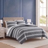 image:imageNautica  Queen Size Comforter Set with Matching ShamCraver Grey