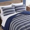 image:imageNautica  Queen Size Comforter Set with Matching ShamCraver Navy