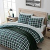 image:imageNautica  Queen Size Comforter Set with Matching ShamNorthsail Plaid Navy