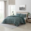 image:imageNautica  Queen Size Comforter Set with Matching ShamNorthsail Plaid Navy