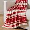 image:imageNautica  Soft Twin Size Blanket for Bed amp Couch Cozy BeddingApres Ski Red