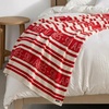image:imageNautica  Soft Twin Size Blanket for Bed amp Couch Cozy BeddingApres Ski Red