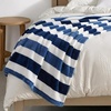 image:imageNautica  Soft Twin Size Blanket for Bed amp Couch Cozy BeddingAwning Stripe Blue