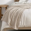image:imageNautica  Soft Twin Size Blanket for Bed amp Couch Cozy BeddingBaird Beige