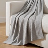 image:imageNautica  Soft Twin Size Blanket for Bed amp Couch Cozy BeddingBaird Grey