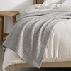 image:imageNautica  Soft Twin Size Blanket for Bed amp Couch Cozy BeddingBaird Grey