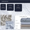 image:imageNautica  Soft Twin Size Blanket for Bed amp Couch Cozy BeddingChevron Light Brown