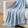image:imageNautica  Soft Twin Size Blanket for Bed amp Couch Cozy BeddingRipple Cove Blue