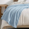 image:imageNautica  Soft Twin Size Blanket for Bed amp Couch Cozy BeddingRipple Cove Blue