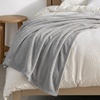 image:imageNautica  Soft Twin Size Blanket for Bed amp Couch Cozy BeddingSolid Grey