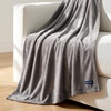 image:imageNautica  Soft Twin Size Blanket for Bed amp Couch Cozy BeddingSolid Grey