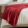 image:imageNautica  Soft Twin Size Blanket for Bed amp Couch Cozy BeddingSolid Red