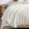 image:imageNautica  Soft Twin Size Blanket for Bed amp Couch Cozy BeddingWhite