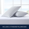 image:imageNautica  Standard Cotton Percale Pillowcase Set 2PackBeaux Stripe Blue