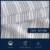 image:imageNautica  Standard Cotton Percale Pillowcase Set 2PackBeaux Stripe Blue