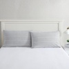image:imageNautica  Standard Cotton Percale Pillowcase Set 2PackColeridge Stripe Charcoal