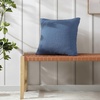 image:imageNautica  Textured Decorative Throw Pillow with Zipper 20 x 20Wave Texture Blue