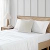 image:imageNautica  Textured Decorative Throw Pillow with Zipper 20 x 20Wave Texture White