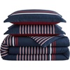 image:imageNautica  Twin Duvet Cover Set Soft Woven Cotton Bedding with a Breathable amp MediumWeight Feel 2Piece Bed Set with Matching Pillowcase Mineola NavyKing