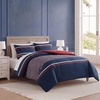 image:imageNautica  Twin Duvet Cover Set Soft Woven Cotton Bedding with a Breathable amp MediumWeight Feel 2Piece Bed Set with Matching Pillowcase Mineola NavyTwin