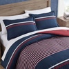 image:imageNautica  Twin Duvet Cover Set Soft Woven Cotton Bedding with a Breathable amp MediumWeight Feel 2Piece Bed Set with Matching Pillowcase Mineola NavyTwin