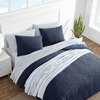 image:imageNautica  Twin Duvet Cover Set with Sham Soft amp Lightweight BeddingPoint Harbor Navy