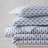 image:imageNautica  Twin Duvet Cover Set with Sham Soft amp Lightweight BeddingWoodblock Fish Blue