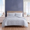image:imageNautica  Twin Duvet Cover Set with Sham Soft amp Lightweight BeddingWoodblock Fish Blue