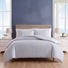 image:imageNautica  Twin Duvet Cover Set with Shams Cotton Button ClosureBeaux Stripe Blue