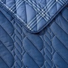 image:imageNautica  Twin Quilt Set Reversible Plaid Bedding with Matching Sham Lightweight for All Seasons Coastal Room Decor Rope Stitch BlueRope Stitch Blue