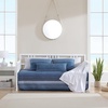 image:imageNautica  Twin Reversible 100 Cotton Quilt Set with Coordinating ShamDark BlueMedium Blue