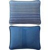 image:imageNautica  Twin Reversible 100 Cotton Quilt Set with Coordinating ShamDark BlueMedium Blue