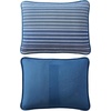 image:imageNautica  Twin Reversible 100 Cotton Quilt Set with Coordinating ShamDark BlueMedium Blue