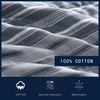 image:imageNautica  Twin Reversible 100 Cotton Quilt Set with Coordinating ShamMedium GreyDark GreyWhite