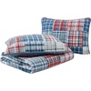 image:imageNautica  Twin Reversible 100 Cotton Quilt Set with Coordinating ShamRaeford BlueRedGreen