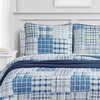 image:imageNautica  Twin Reversible 100 Cotton Quilt Set with Coordinating ShamRaeford Grey
