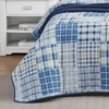 image:imageNautica  Twin Reversible 100 Cotton Quilt Set with Coordinating ShamRaeford Grey