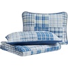 image:imageNautica  Twin Reversible 100 Cotton Quilt Set with Coordinating ShamRaeford Grey
