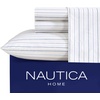 image:imageNautica  Twin Sheet Set with Fitted Sheet amp PillowcaseBeaux Stripe Blue