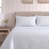 image:imageNautica  Twin Sheet Set with Fitted Sheet amp PillowcaseBreezy Bloom Blue