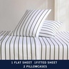 image:imageNautica  Twin Sheet Set with Fitted Sheet amp PillowcaseBrenton Stripe Ivory
