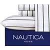 image:imageNautica  Twin Sheet Set with Fitted Sheet amp PillowcaseBrenton Stripe Ivory