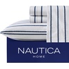 image:imageNautica  Twin Sheet Set with Fitted Sheet amp PillowcaseBrenton Stripe Navy Blue