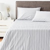 image:imageNautica  Twin Sheet Set with Fitted Sheet amp PillowcaseColeridge Stripe Charcoal