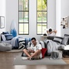 image:imageNautica  Twin Sheet Set with Fitted Sheet amp PillowcaseColeridge Stripe Charcoal